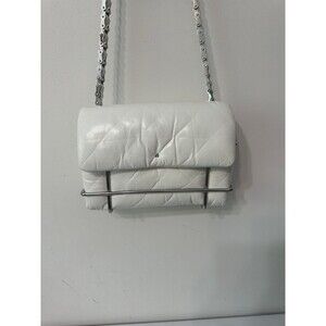 ALEXANDER WANG WHITE QUILTED HALO SHOULDER BAG